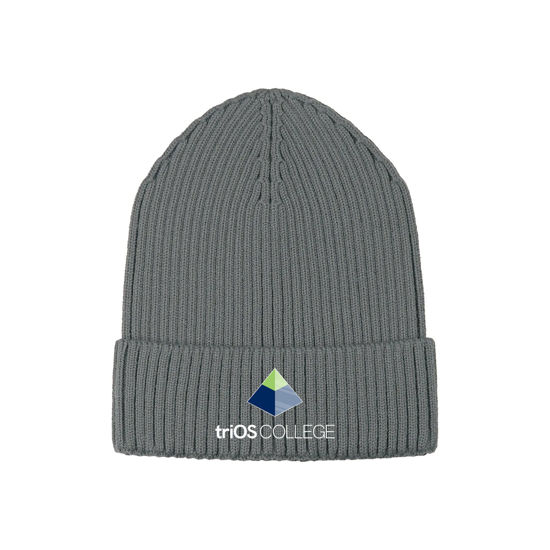 Picture of Ridge Rib Knit Cuff Toque-Grey